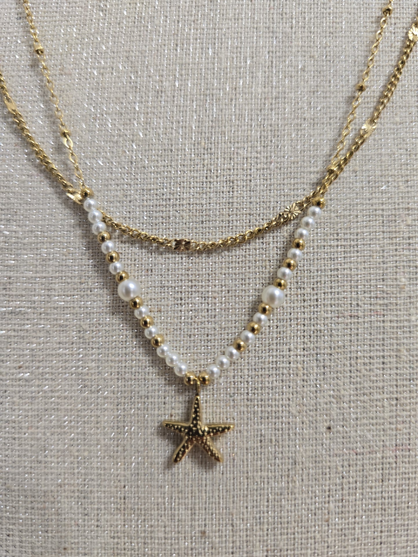 Collier perle étoile ref 70 ALL FOR KIDS