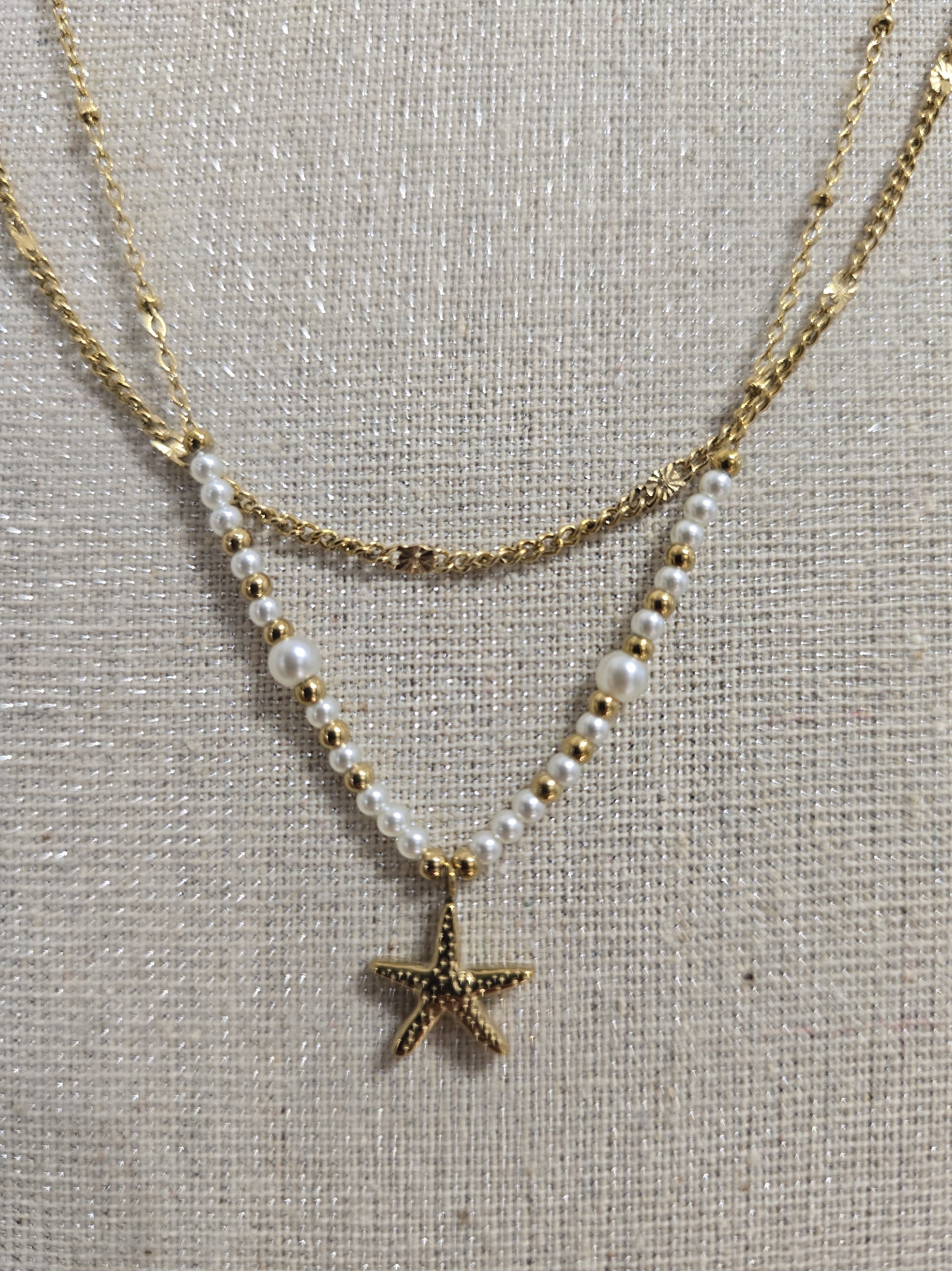 Collier perle étoile ref 70 ALL FOR KIDS