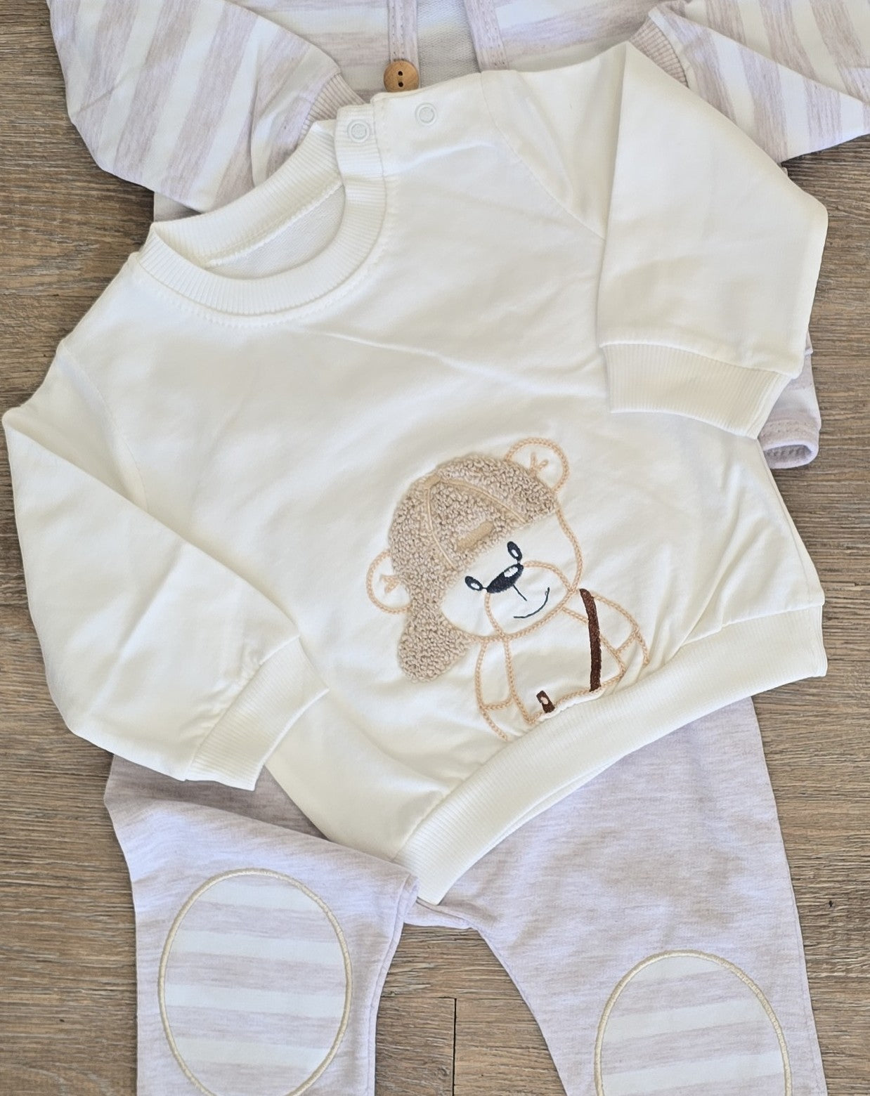 Ensemble bebe garçon veste pull et pantalon taille 6-12 mois ALL FOR KIDS