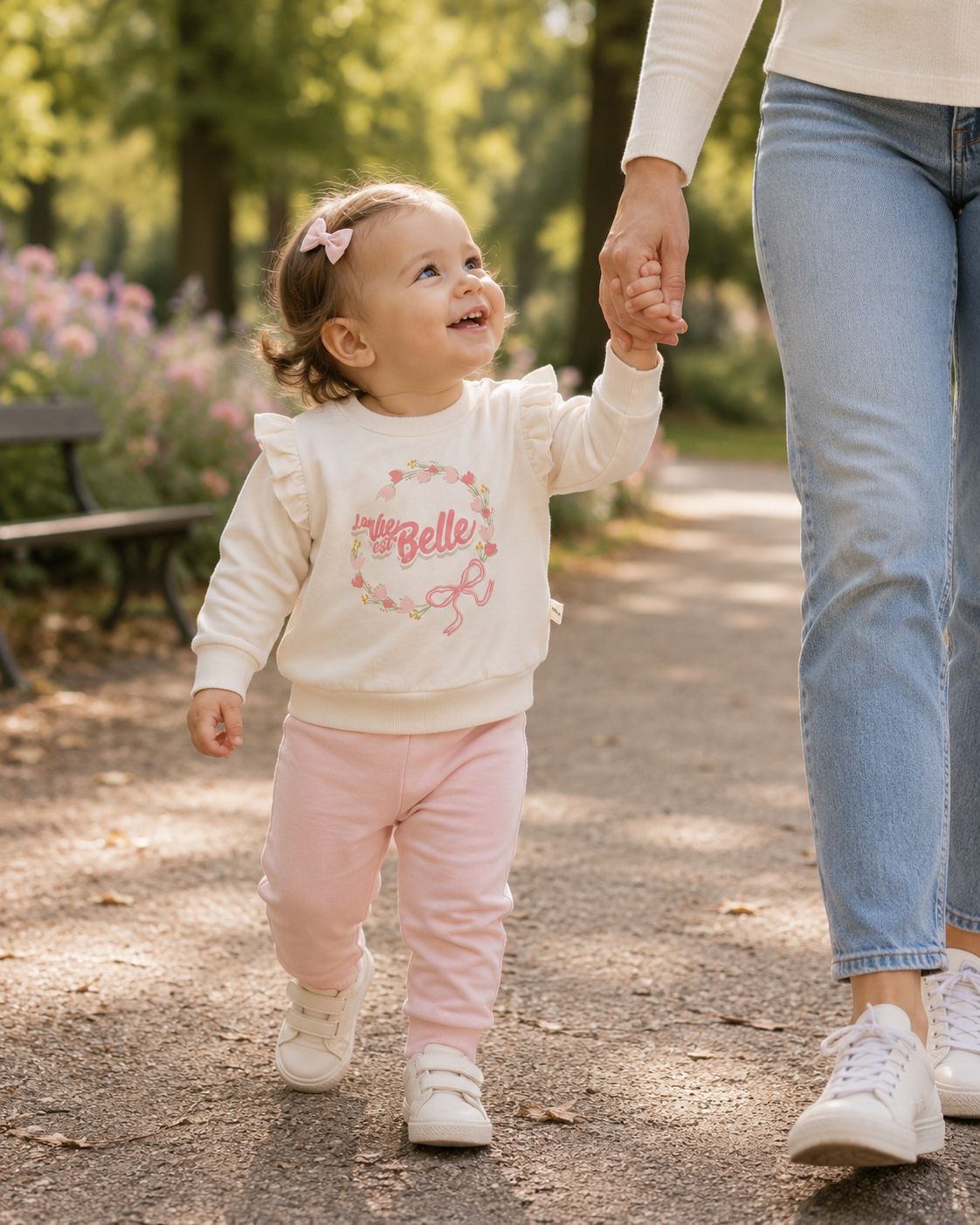 Ensemble bébé fille pull pantalon ref 58 ALL FOR KIDS