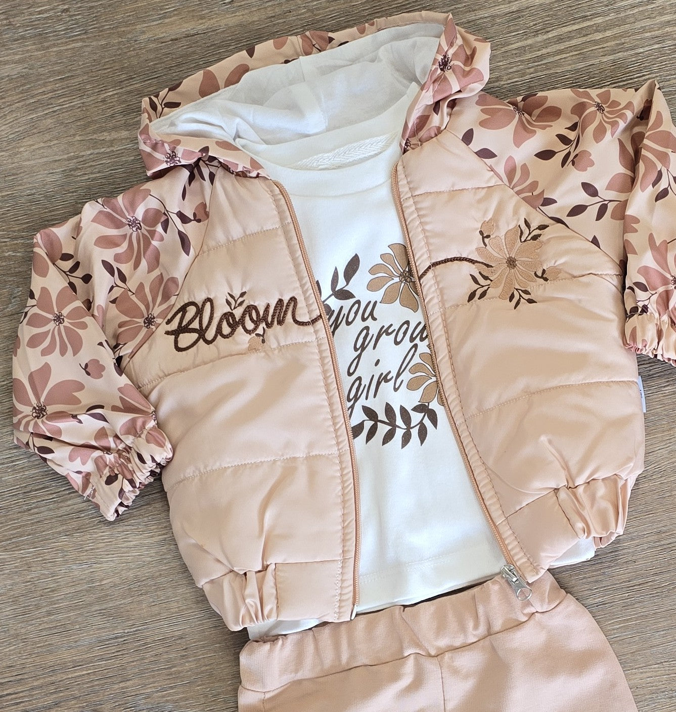 Ensemble 3 pieces manteau imperméable tee-shirt pantalon ALL FOR KIDS