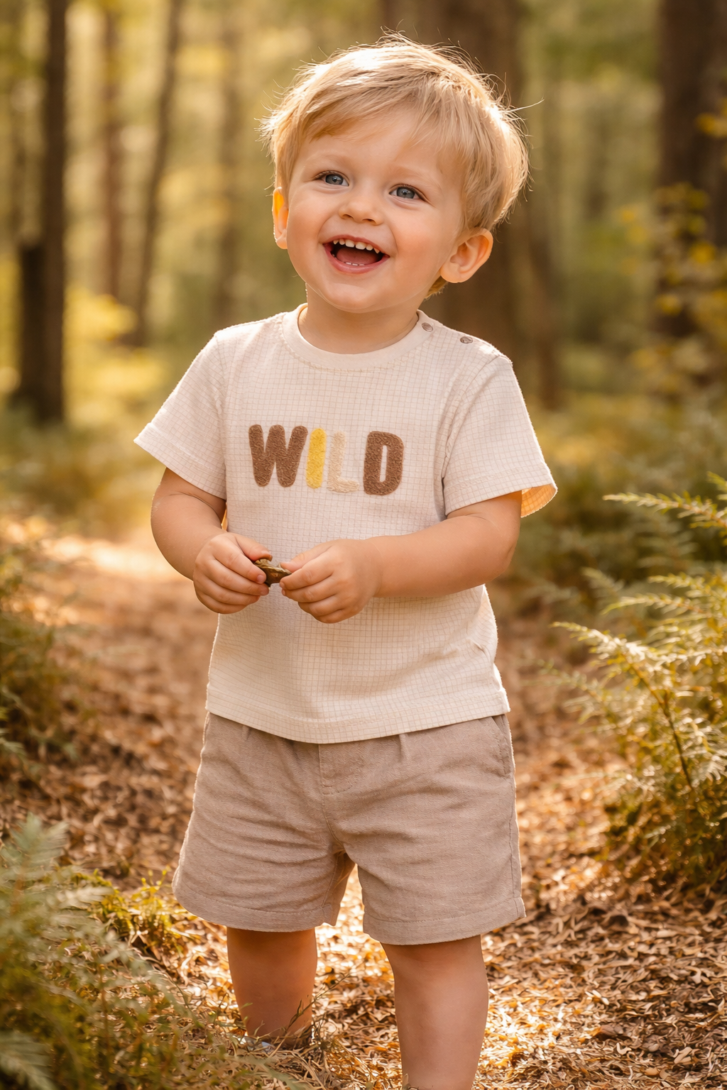 Ensemble tee-shirt short bébé garçon coton taille de 9 à 24 mois ref 18 ALL FOR KIDS