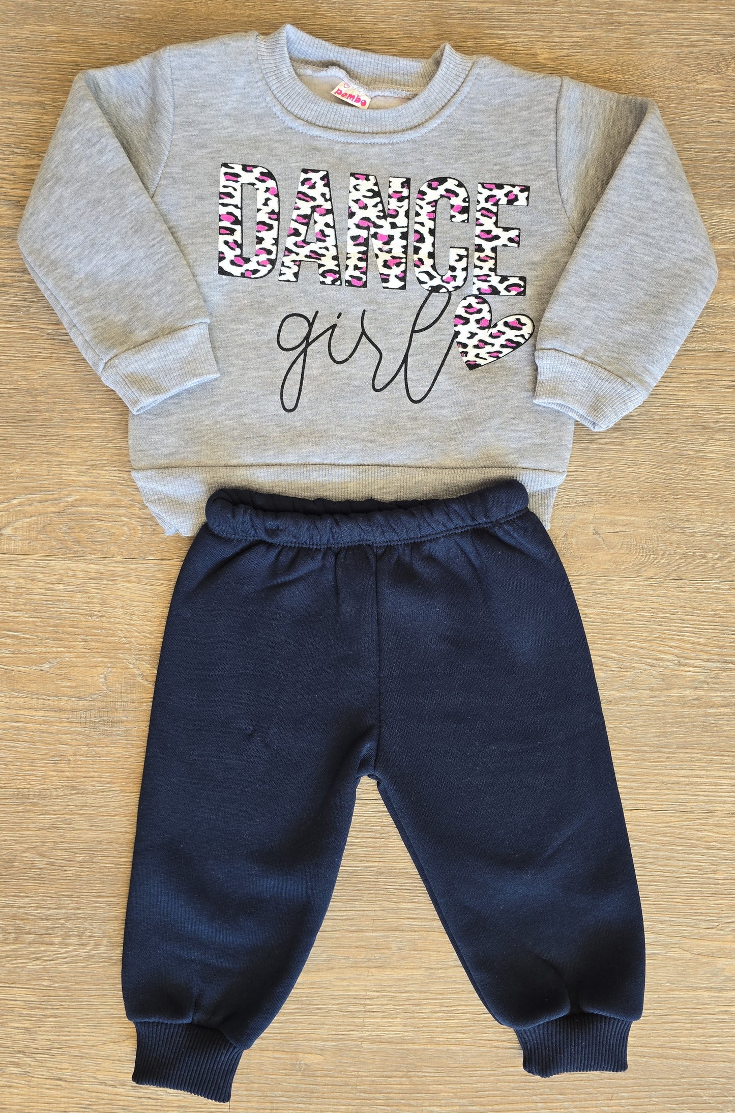 Ensemble fille rembourré "Dance Girl" 100% coton taille de 9 à 24 mois ref 3544 ALL FOR KIDS
