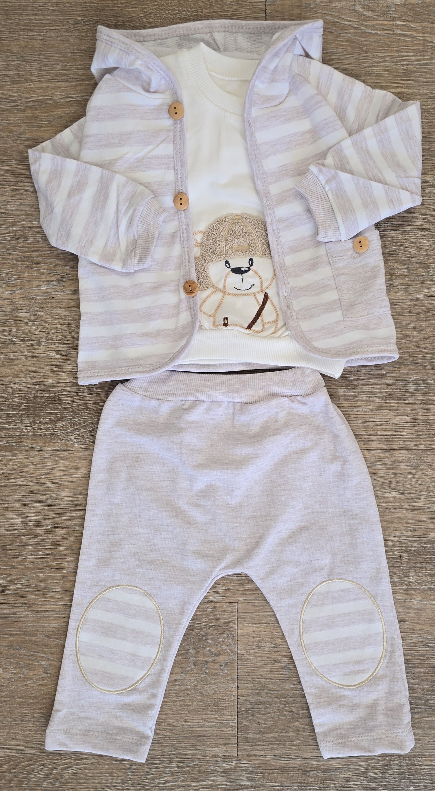 Ensemble bebe garçon veste pull et pantalon taille 6-12 mois ALL FOR KIDS