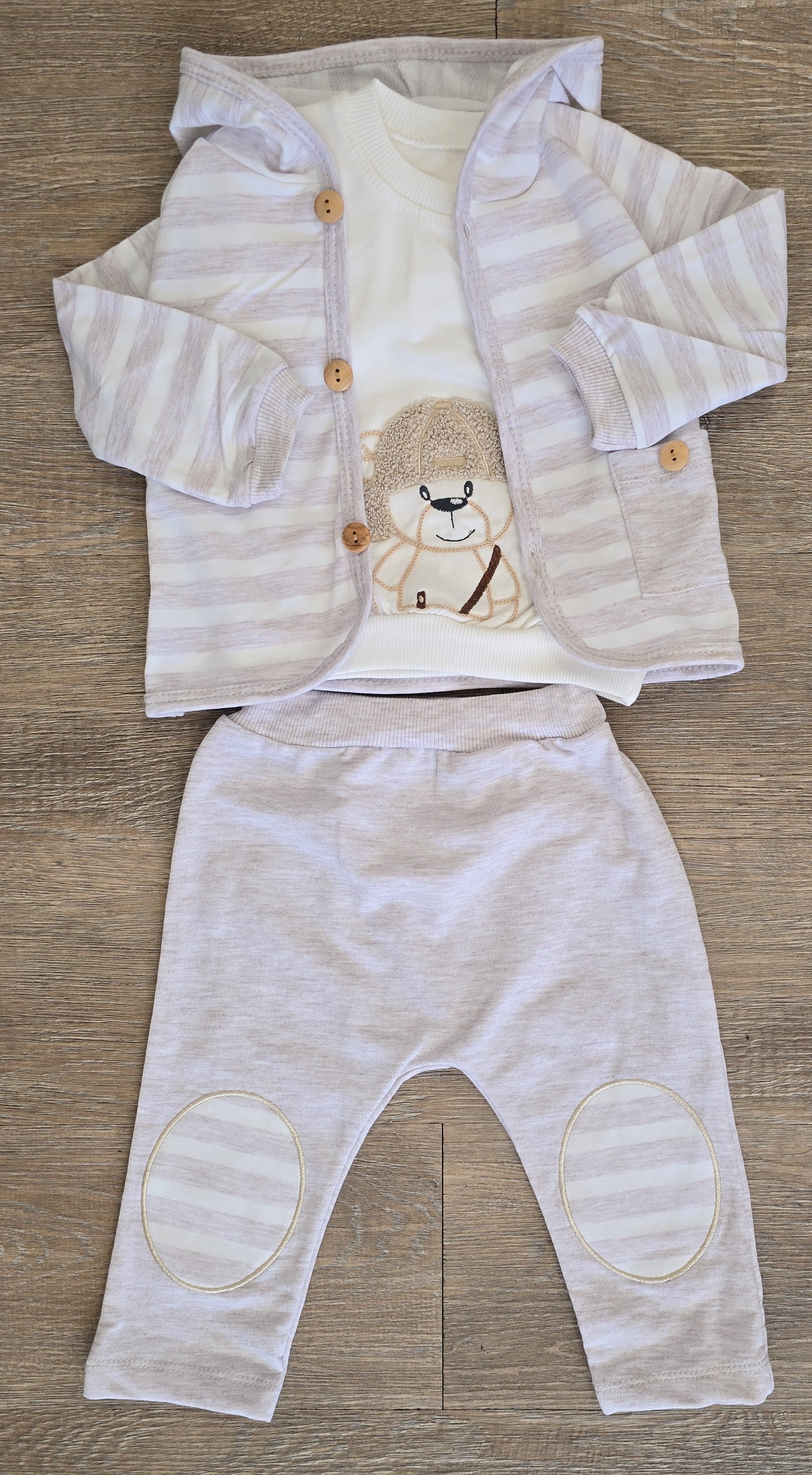 Ensemble bebe garçon veste pull et pantalon taille 6-12 mois ALL FOR KIDS