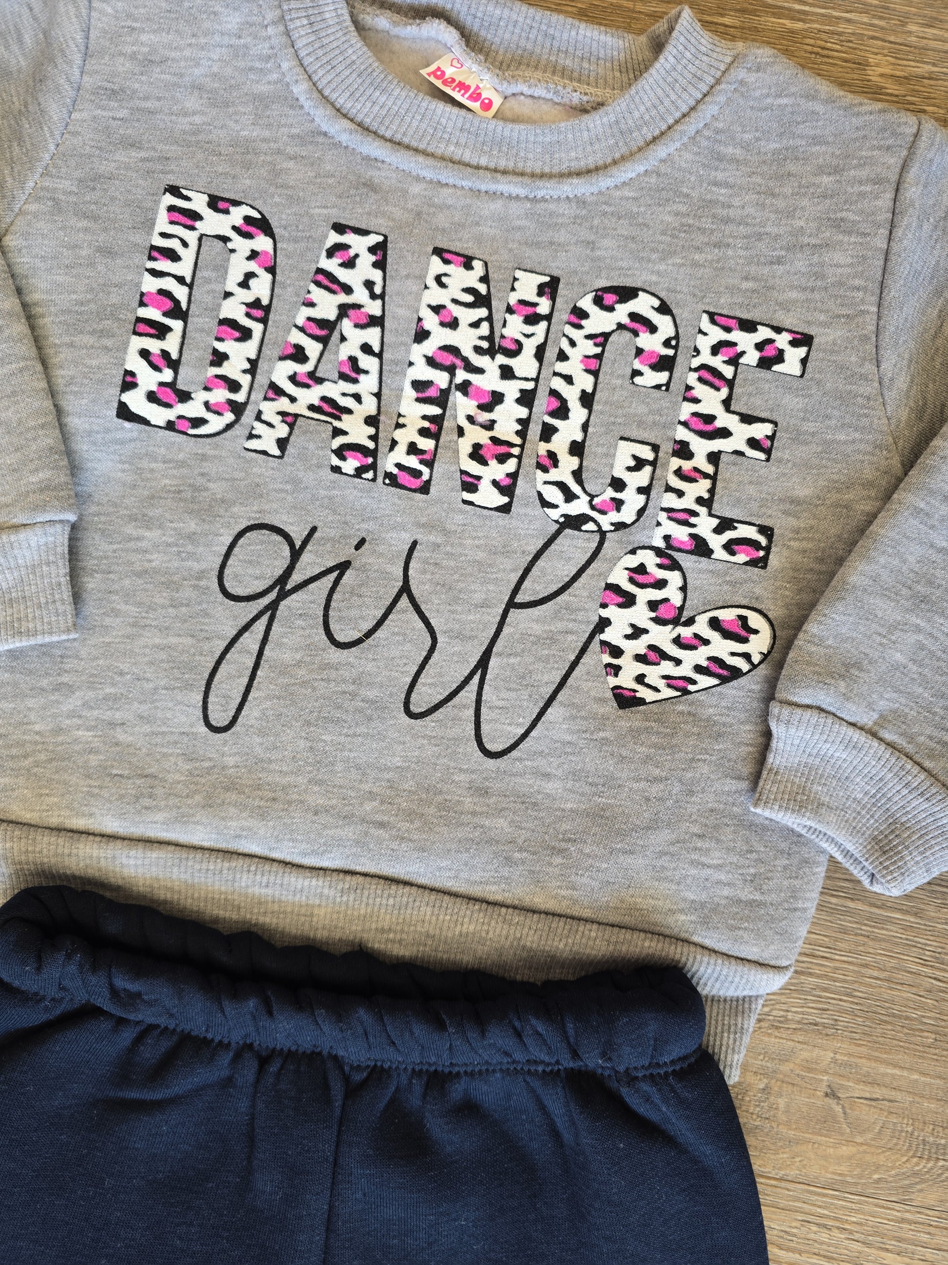 Ensemble fille rembourré "Dance Girl" 100% coton taille de 9 à 24 mois ref 3544 ALL FOR KIDS