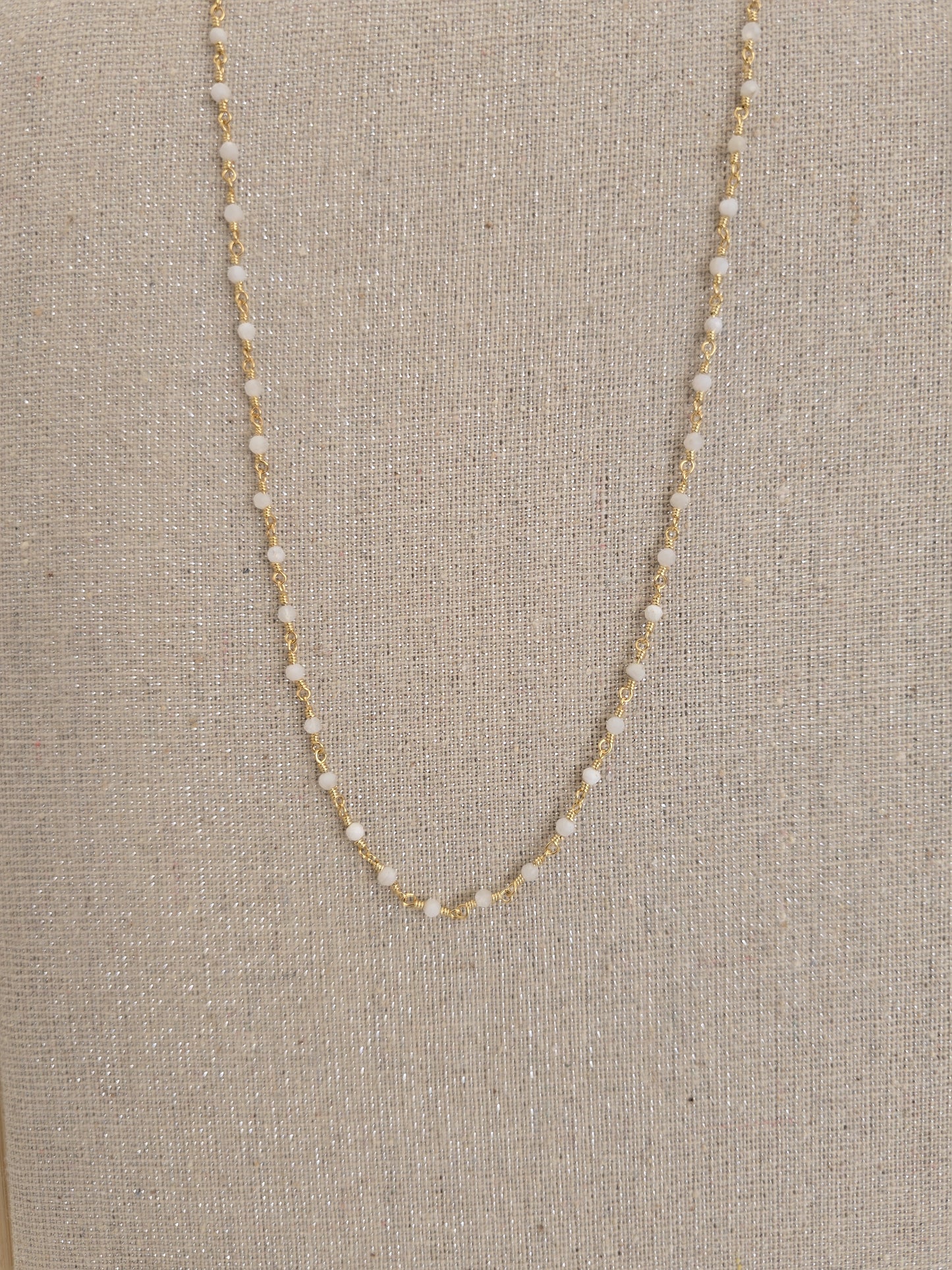 Collier femme perles blanches ALL FOR KIDS