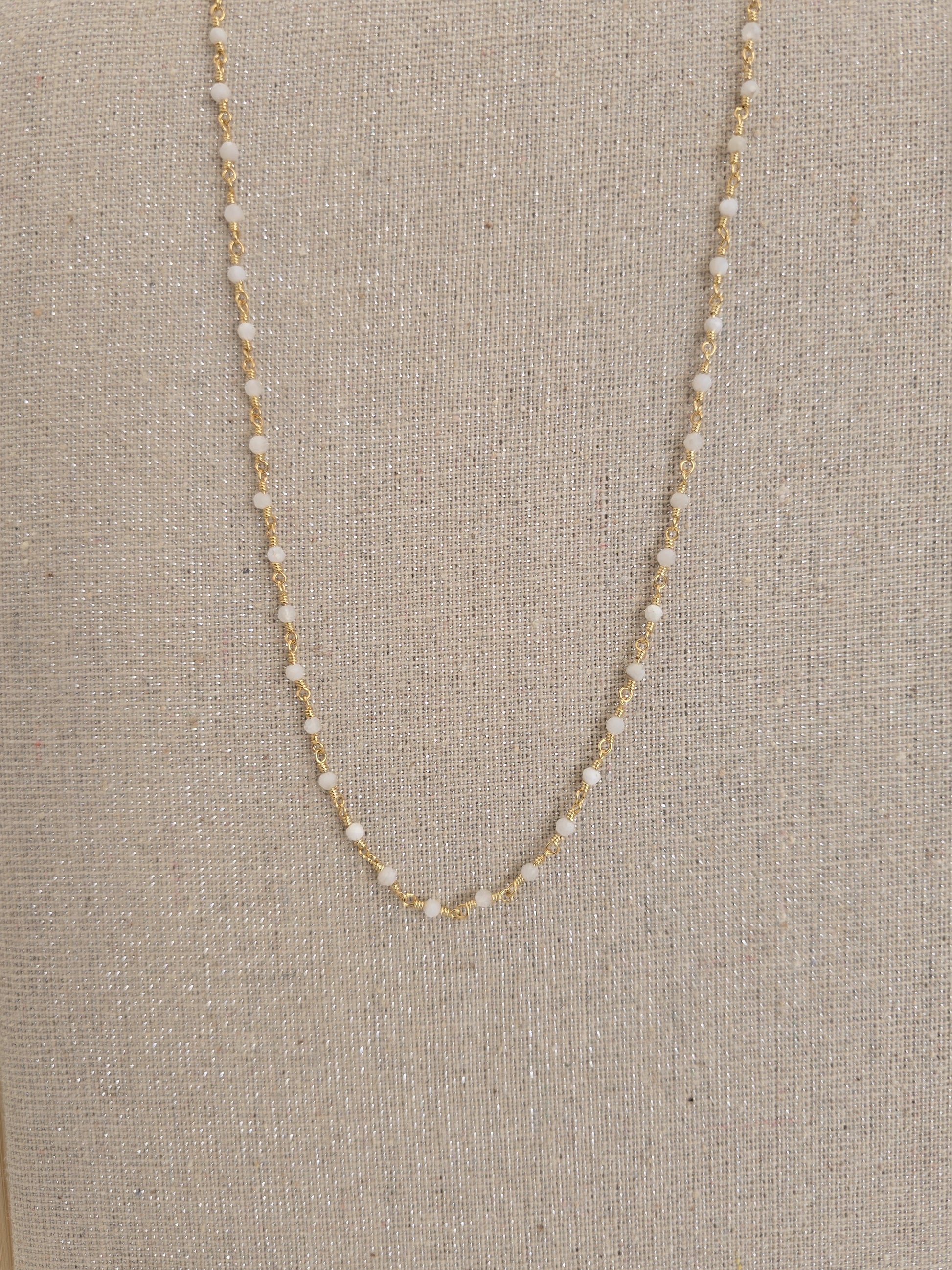 Collier femme perles blanches ALL FOR KIDS