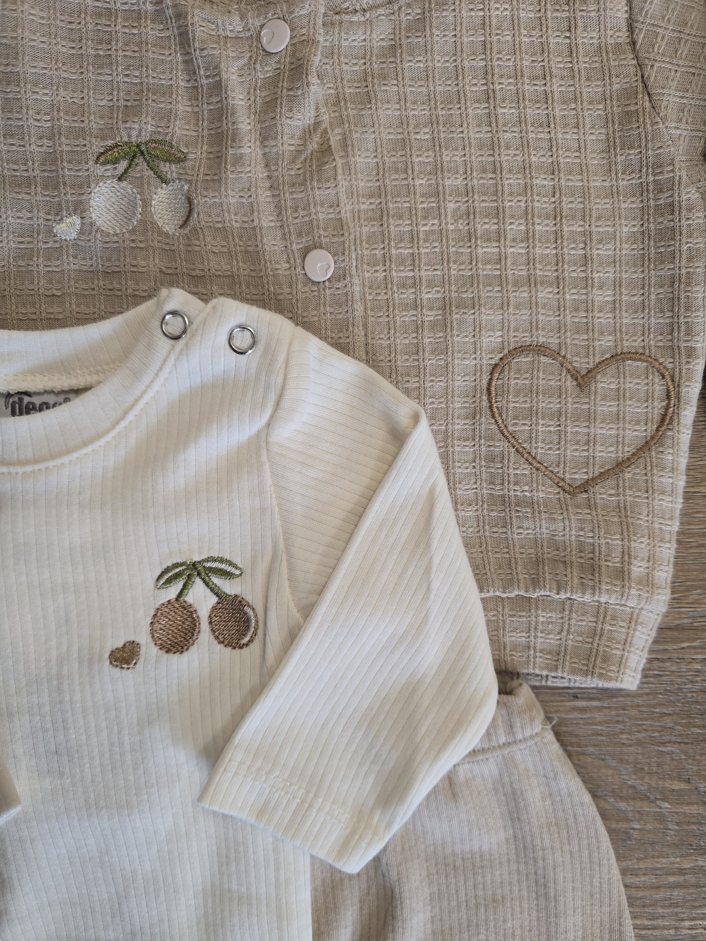 Ensemble bébé fille 3 pièces taille de 3 à 19 mois ref 6865 ALL FOR KIDS