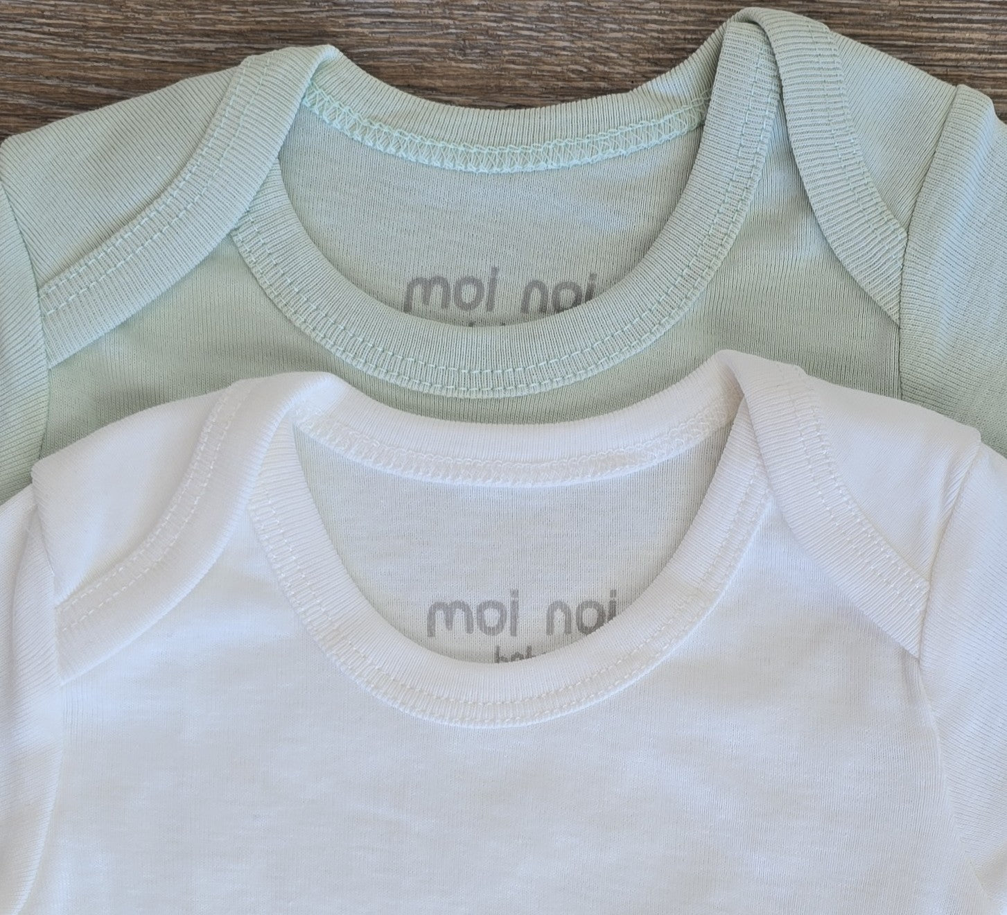 Lot de 2 bodys bébé manches courtes taille de 3 à 18 mois 100% coton ref 0830 ALL FOR KIDS