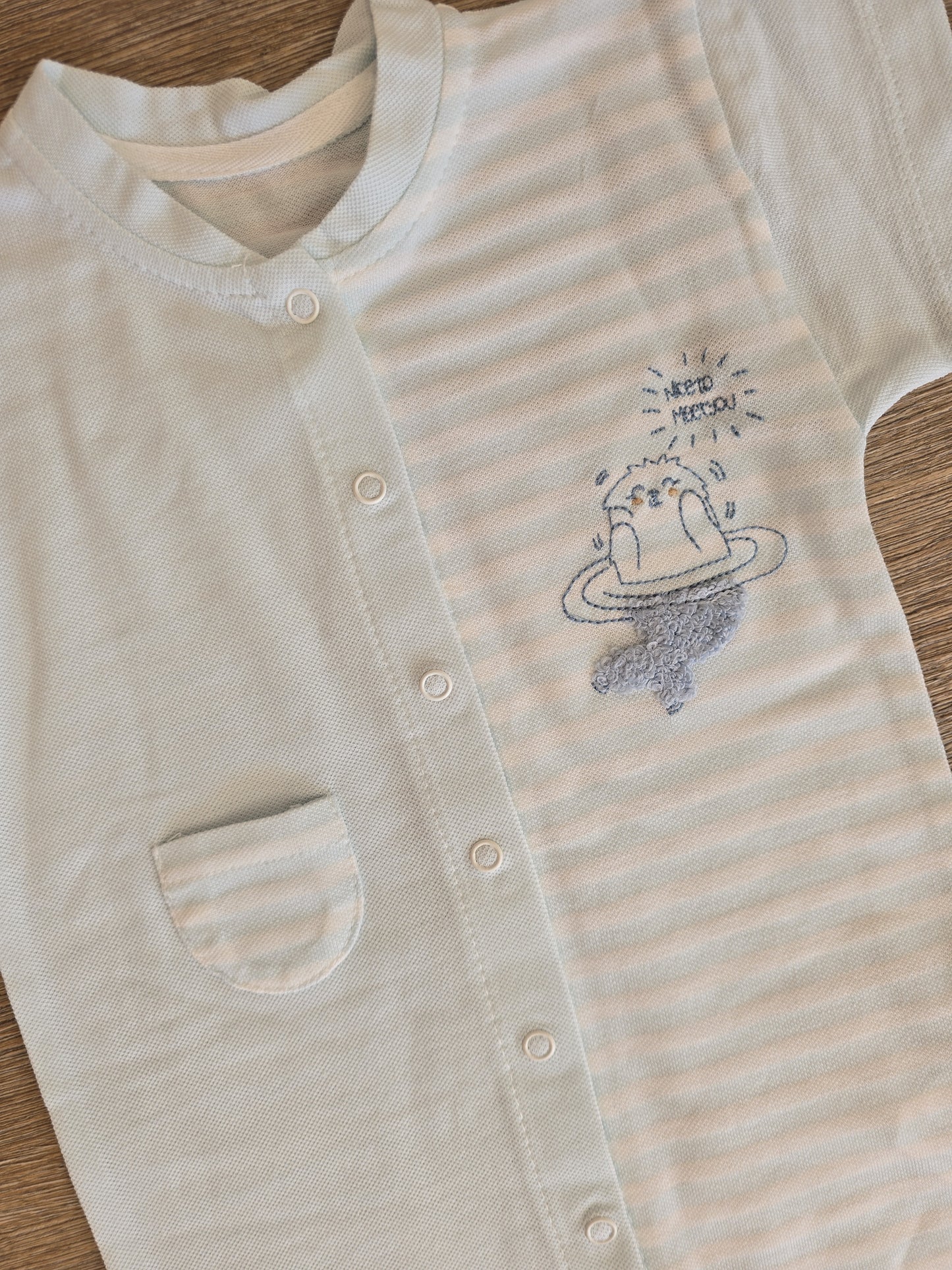 Barboteuse bébé garçon taille de 6 à 18 mois 100% coton ref 4100 ALL FOR KIDS