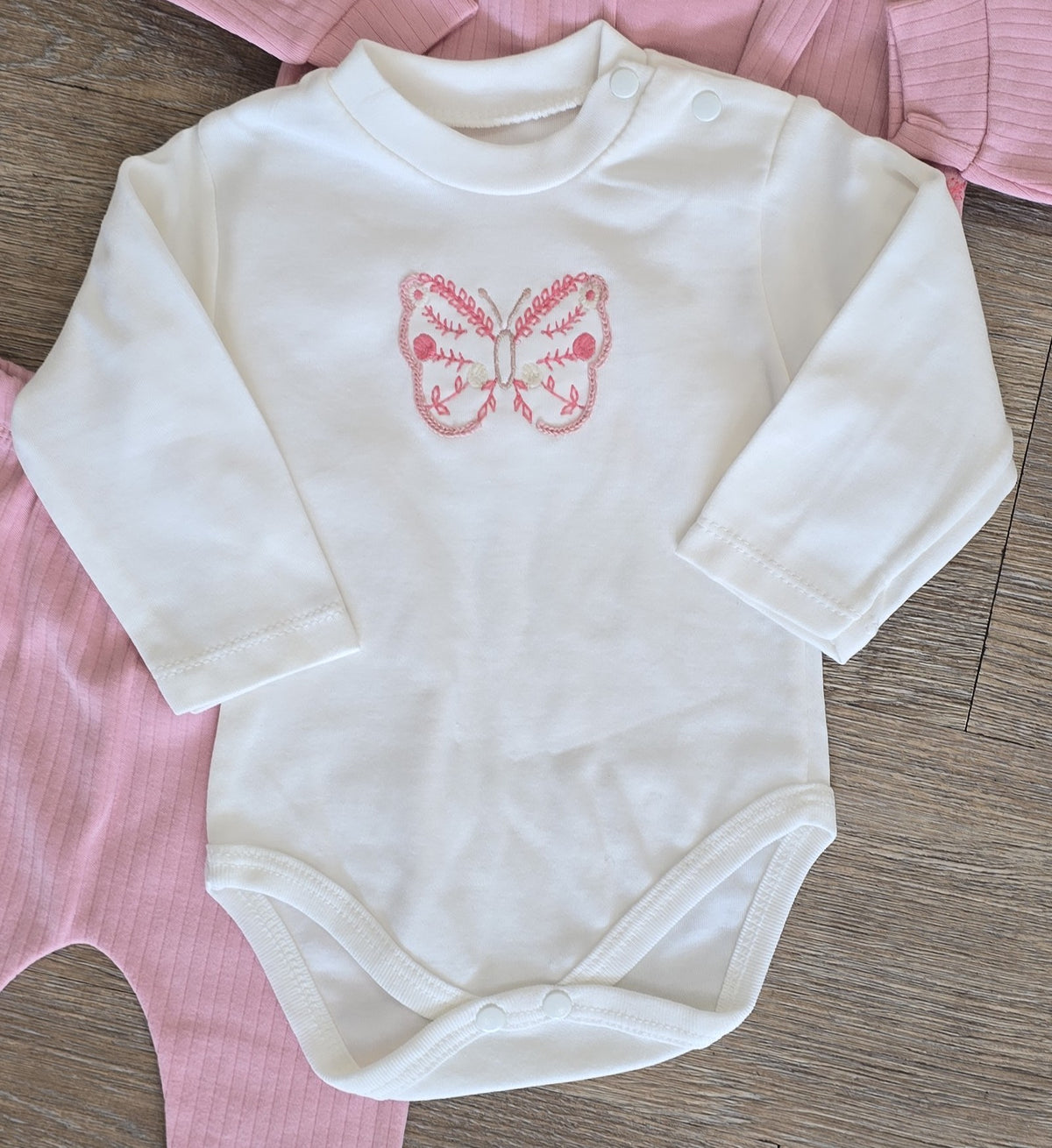 Ensemble bébé fille 3 pièces gilet body pantalon taille 3-9 mois ALL FOR KIDS