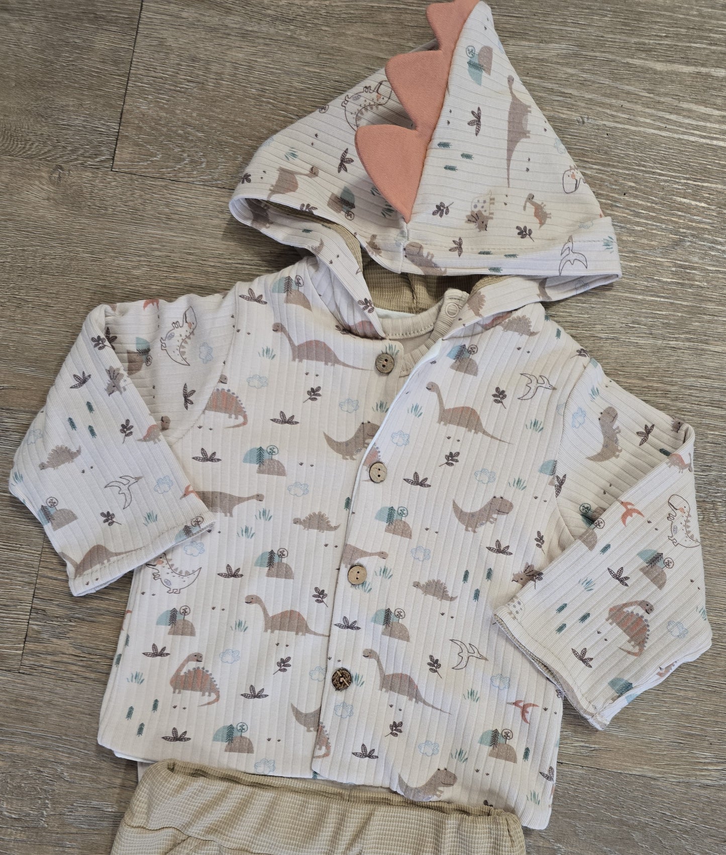 Ensemble bébé garçon dinosaure 3 pièces taille de 6 à 12 mois ref 3006 ALL FOR KIDS