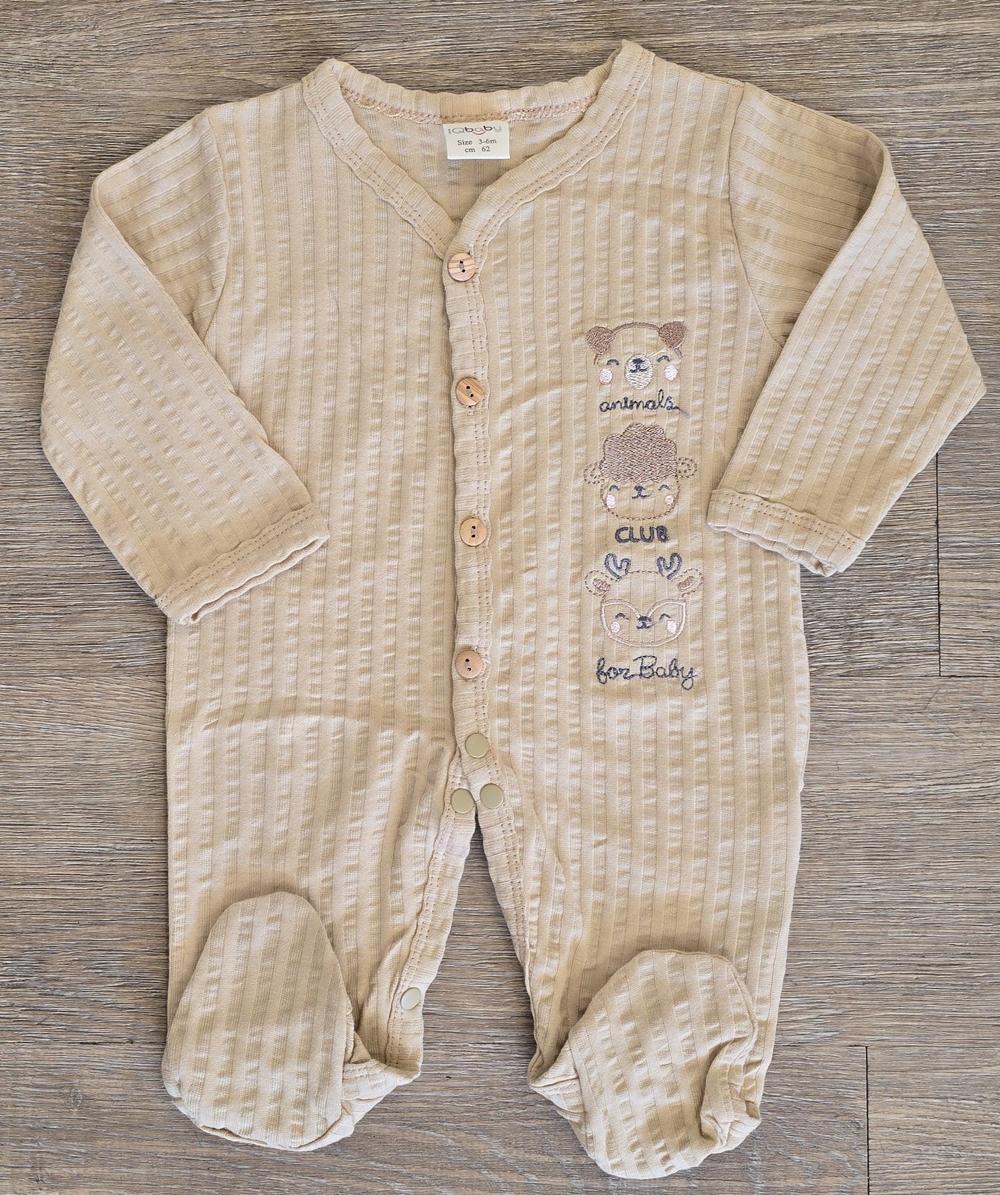 Pyjama bébé 100 % coton – 0 à 6 mois ref 46 ALL FOR KIDS