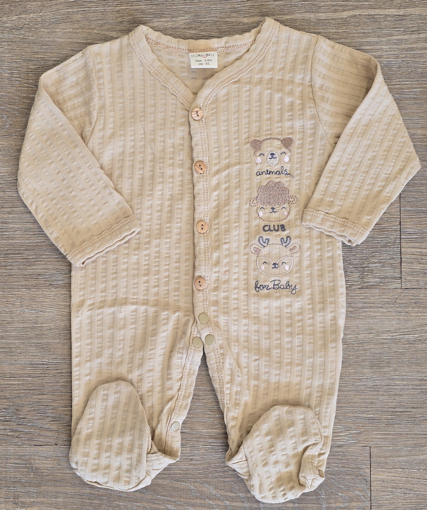 Pyjama bébé 100 % coton – 0 à 6 mois ref 46 ALL FOR KIDS