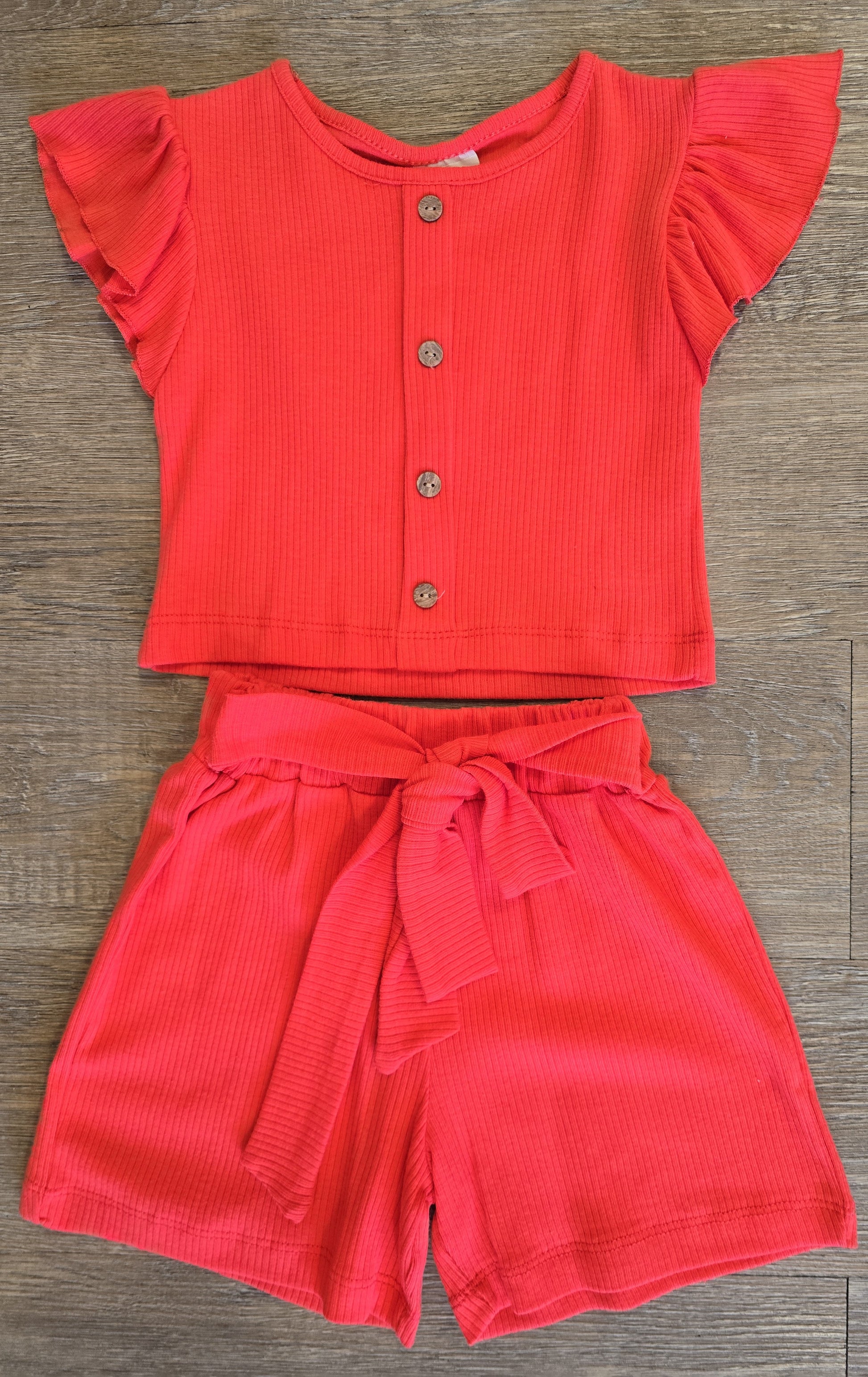 Ensemble tee-shirt et short dernière taille 4 ans ref 2339 ALL FOR KIDS