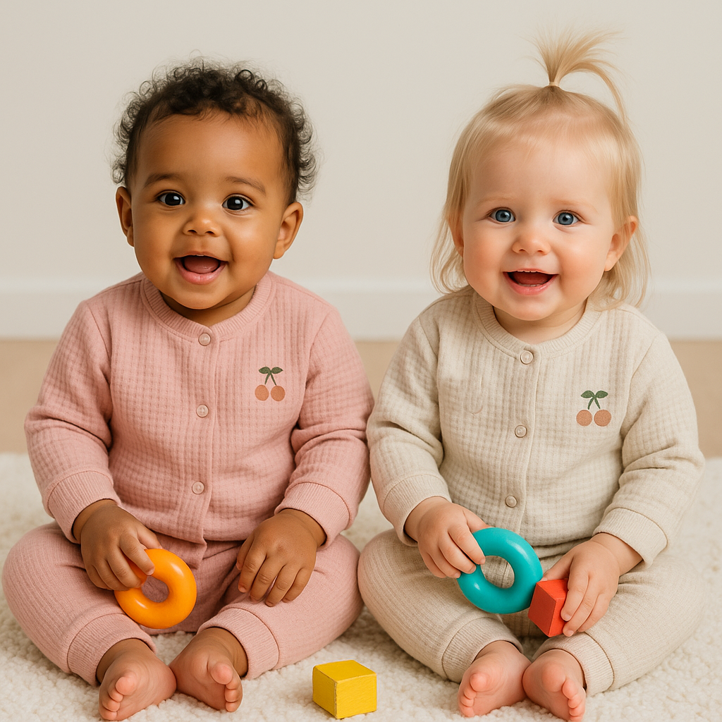 Ensemble bébé fille 3 pièces taille de 3 à 19 mois ref 6865 ALL FOR KIDS