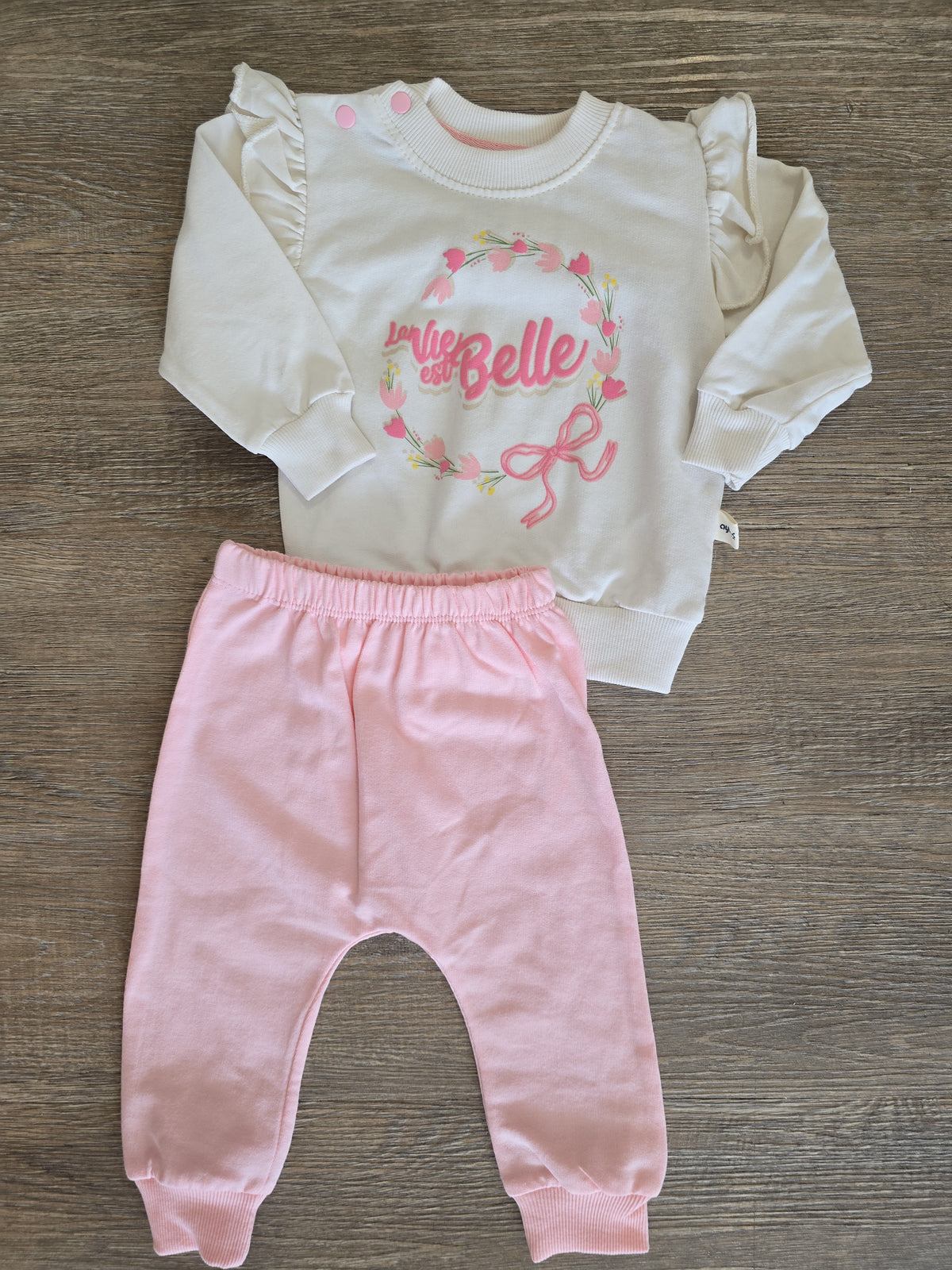 Ensemble bébé fille pull pantalon taille de 6 à 12 mois ALL FOR KIDS