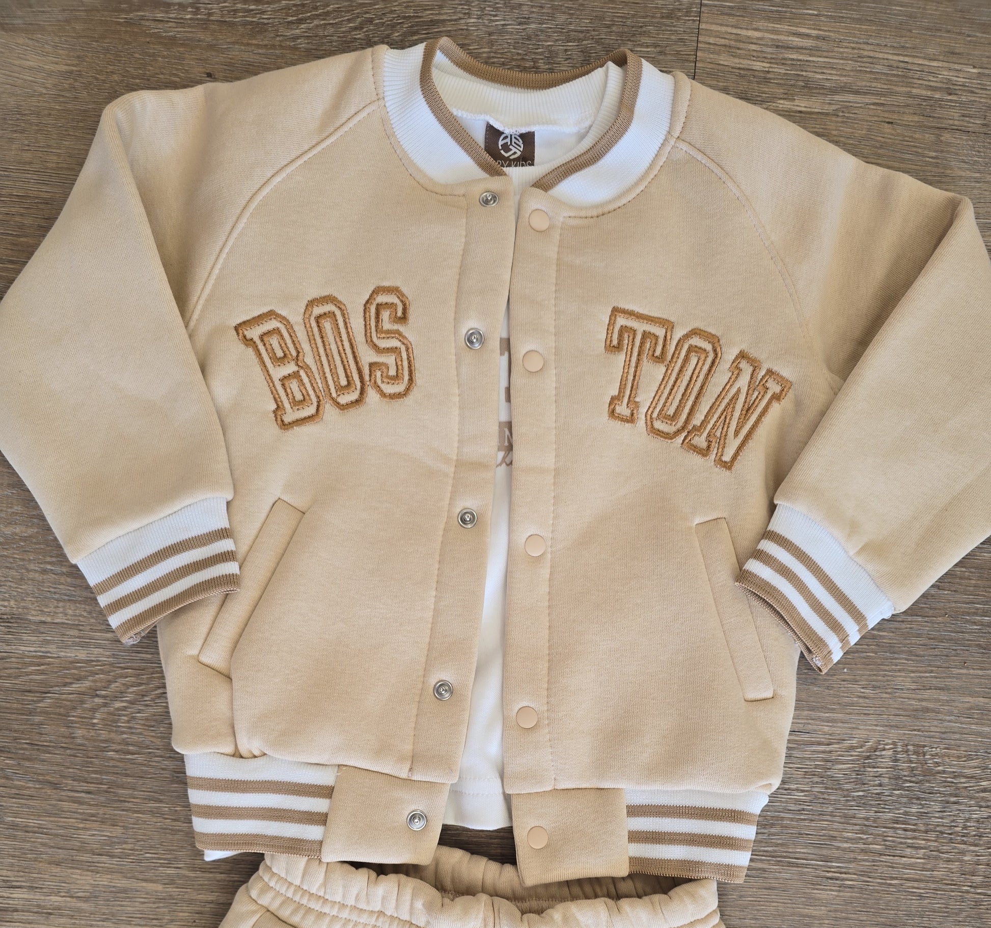Ensemble Teddy "Boston" garçon  3 pièces 100% coton taille de 2 à 5 ans ref 5381 ALL FOR KIDS