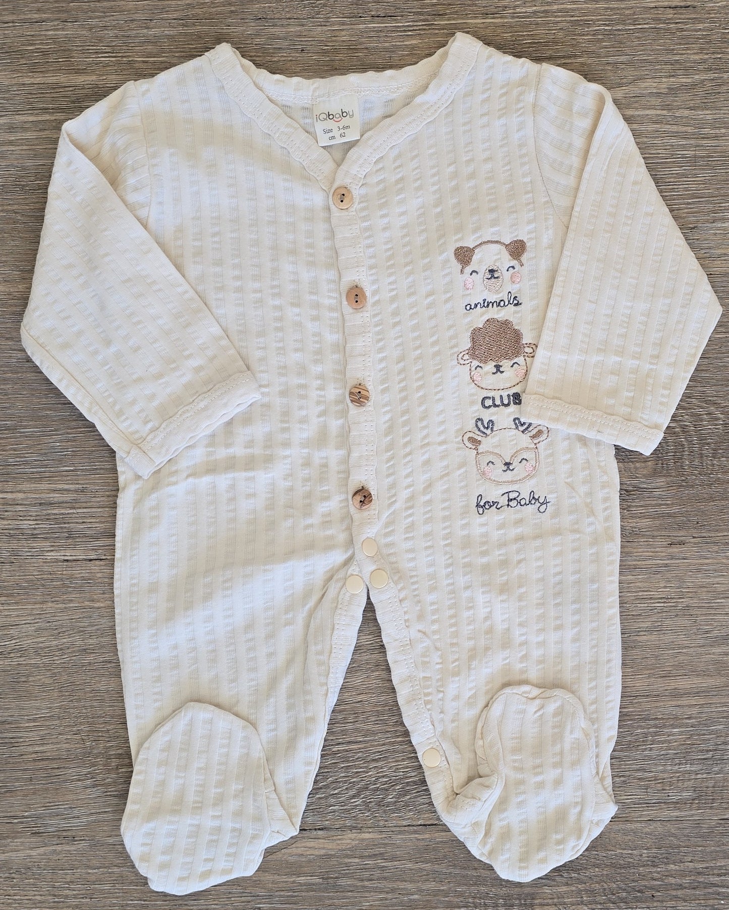 Pyjama bébé 100 % coton – 0 à 6 mois ref 46 ALL FOR KIDS