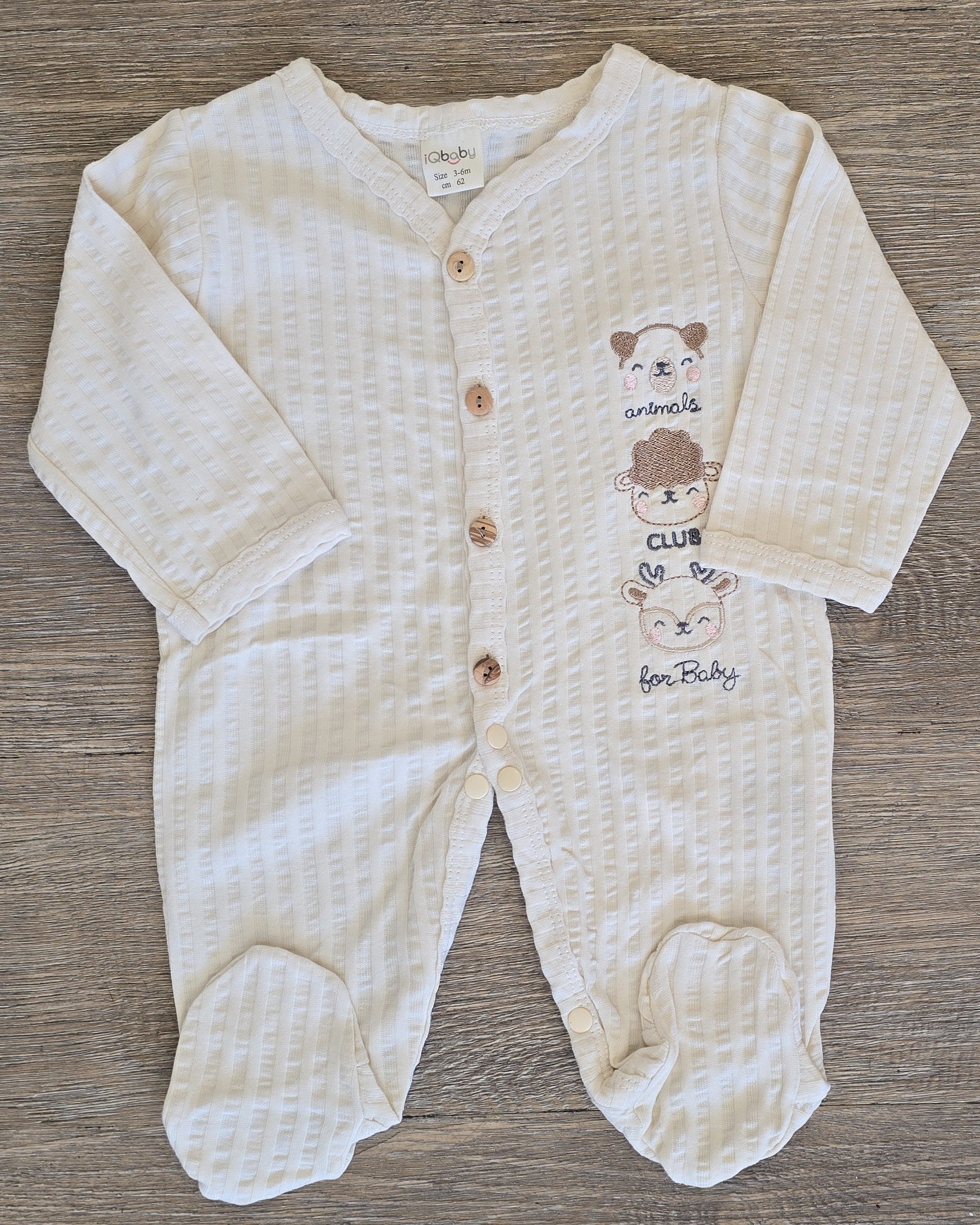 Pyjama bébé 100 % coton – 0 à 6 mois ref 46 ALL FOR KIDS