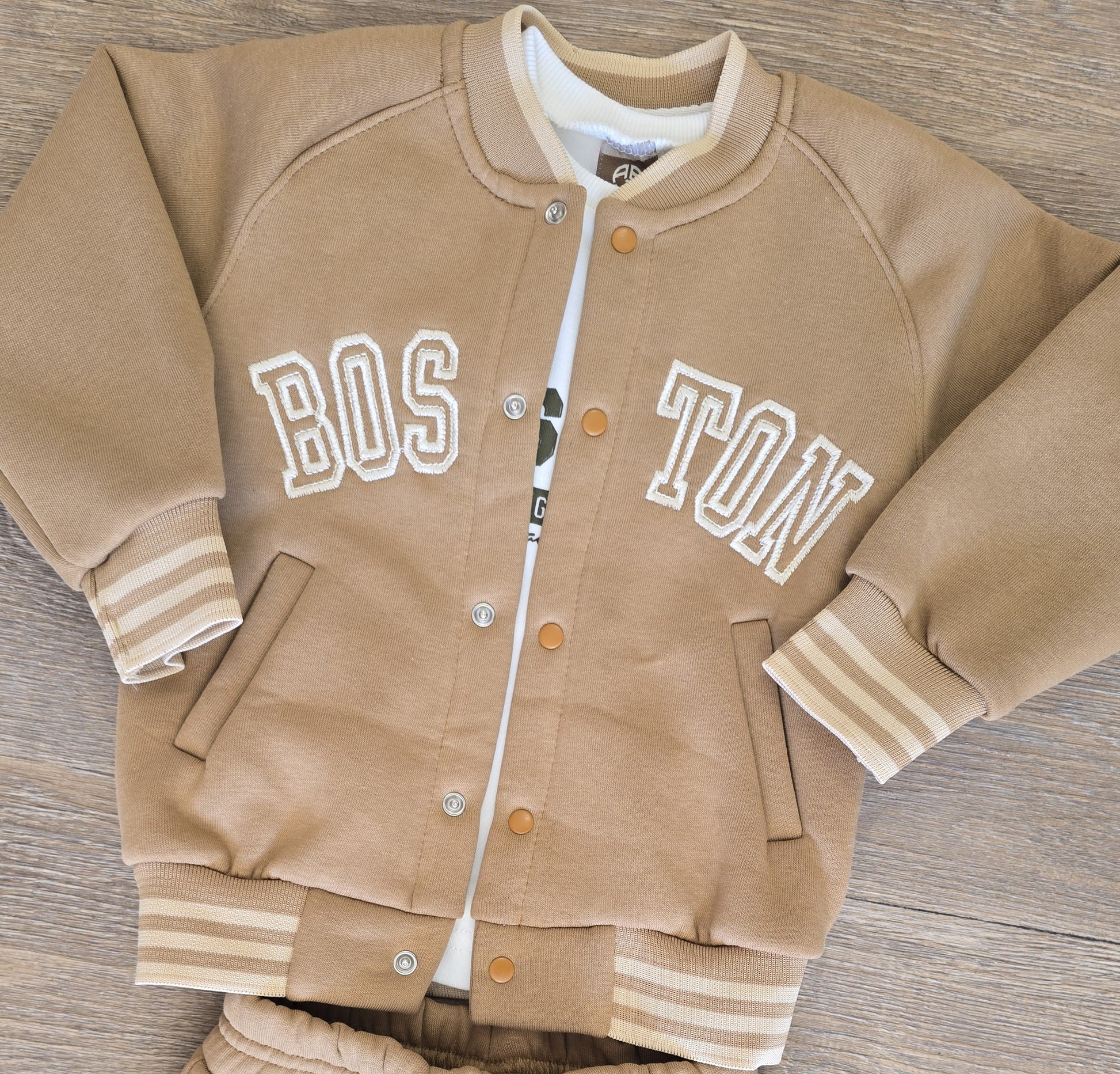 Ensemble Teddy "Boston" garçon  3 pièces 100% coton taille de 2 à 5 ans ref 5381 ALL FOR KIDS