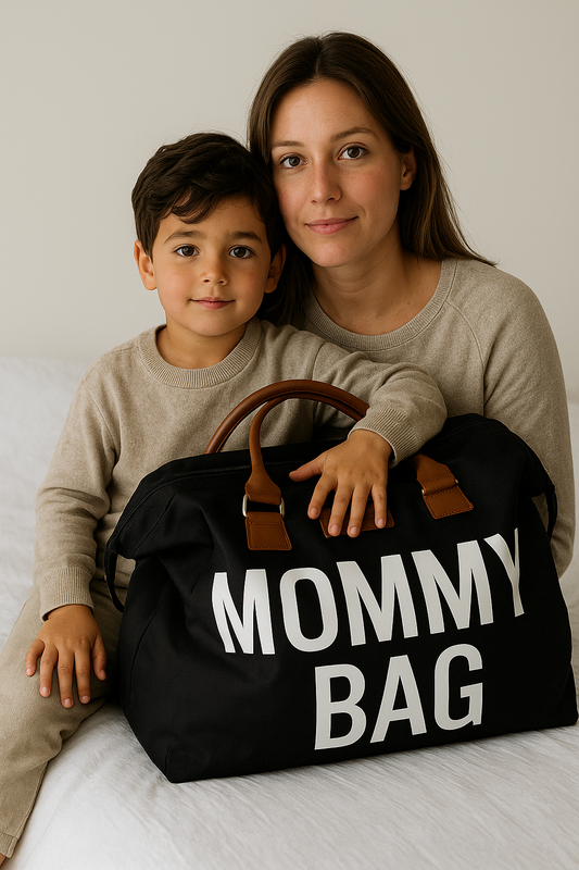 Sac à langer rigide MOMMY BAG noir – Grand format maternité ref 1001 ALL FOR KIDS