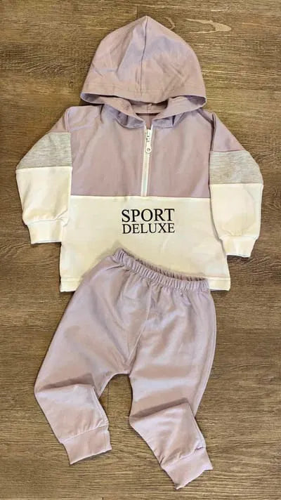 Survêtement bébé fille Sport Deluxe dernière taille 6 mois coton ref 3514 ALL FOR KIDS