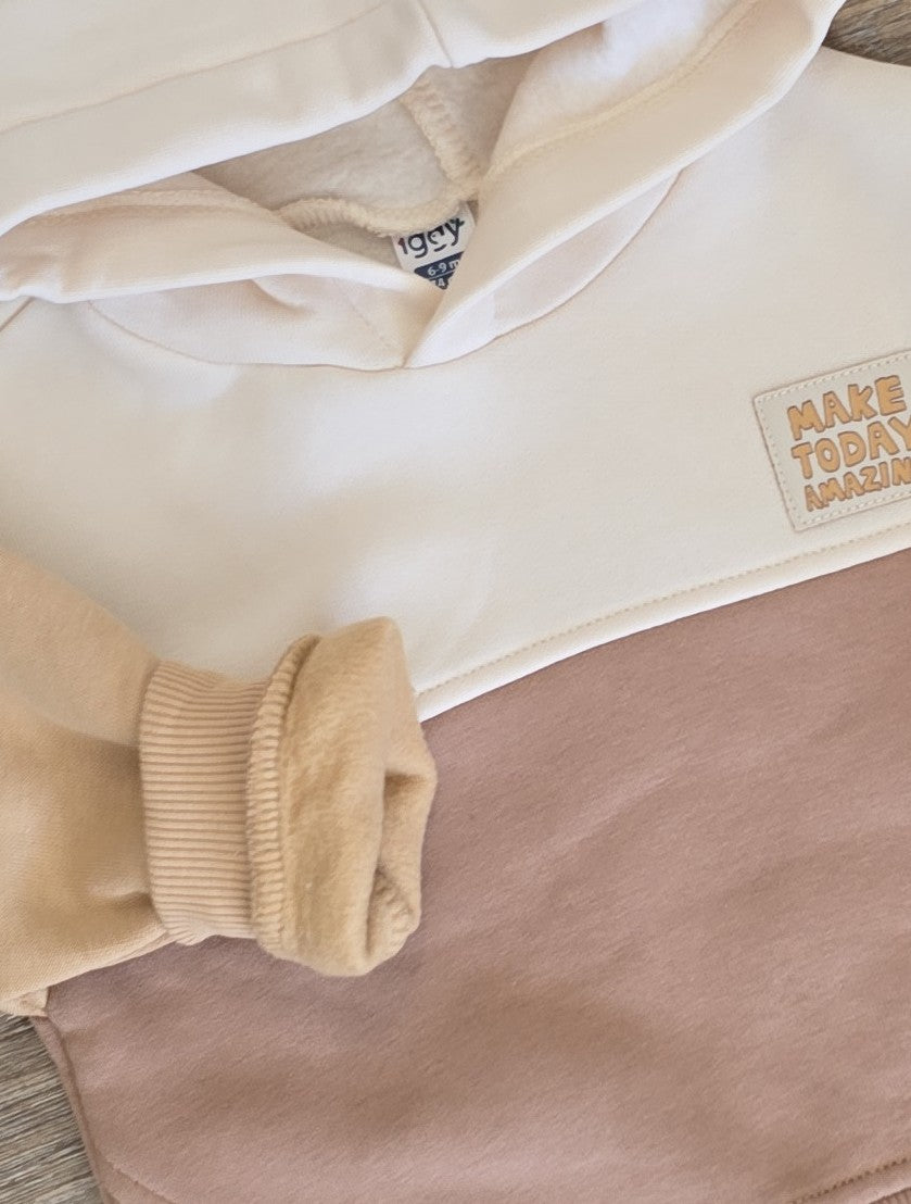 Tenue chaude bébé garçon 100 % coton pour 6 à 18 mois