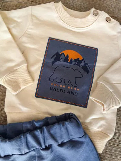 Tenue Wildland bébé garçon 100 % coton taille 12 mois All for Kids