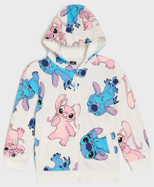 Sweat à Capuche Stitch & Angel Disney Enfant 3 à 10 ans ref 035 ALL FOR KIDS
