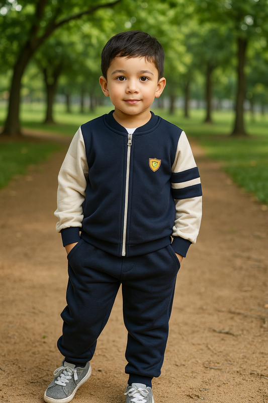 Ensemble de jogging enfant coton veste zippée à capuche et pantalon taille de 3 à 6 ans ref 5606 ALL FOR KIDS