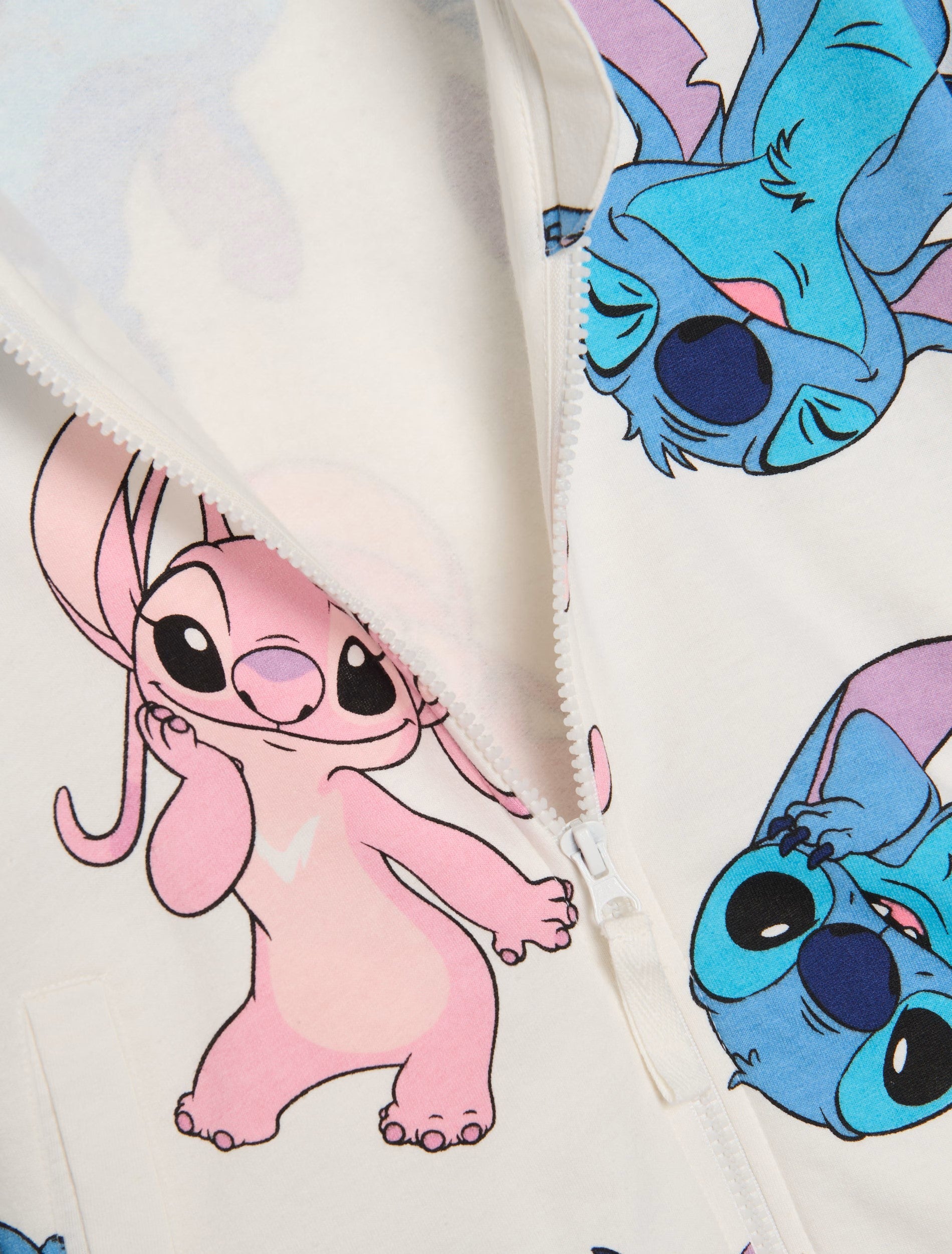 Sweat à Capuche Stitch & Angel Disney Enfant 3 à 10 ans ref 035 ALL FOR KIDS
